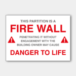 Fire Wall Stickers